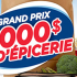 Gagnez 1 000 $ D'ÉPICERIE chaque mois