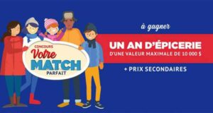 Gagnez une année d’épicerie (Valeur de 10 000 $)