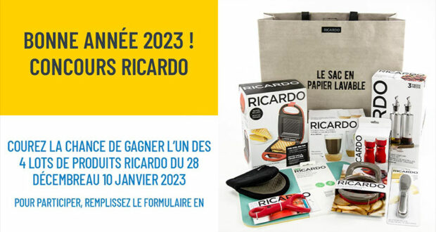 Gagnez 4 lots de produits Ricardo