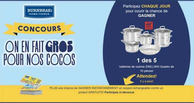 Gagnez 5 batteries de cuisine Zwilling Quadro de 1000 $ chacune