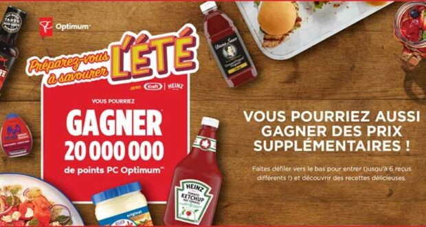 Gagnez un prix de 20 000 000 de points PC Optimum (20 000 $)