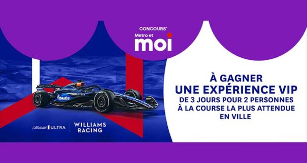 Gagnez une expérience VIP à la course de Montréal (8585 $)