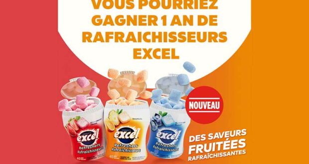 Gagnez 1 an de Rafraîchisseurs EXCEL