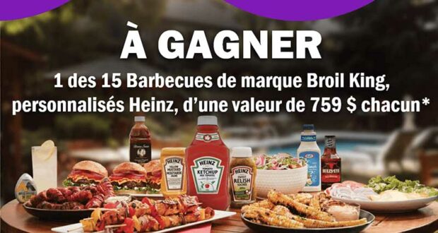 Gagnez 15 Barbecues Broil King (759 $ chacun)