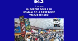 Gagnez 20 forfaits pour 4 au Mondial de la bière