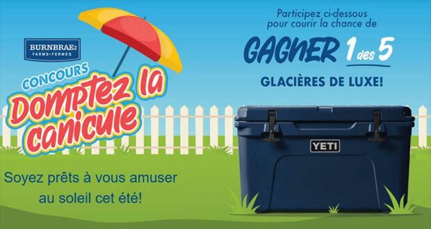 Gagnez 5 glacières de luxe