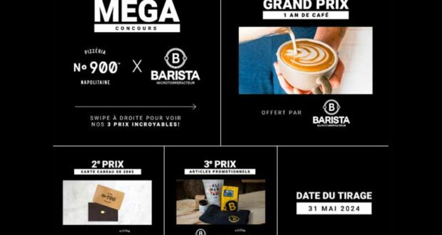 Gagnez Un abonnement d'un an de café GRATUIT