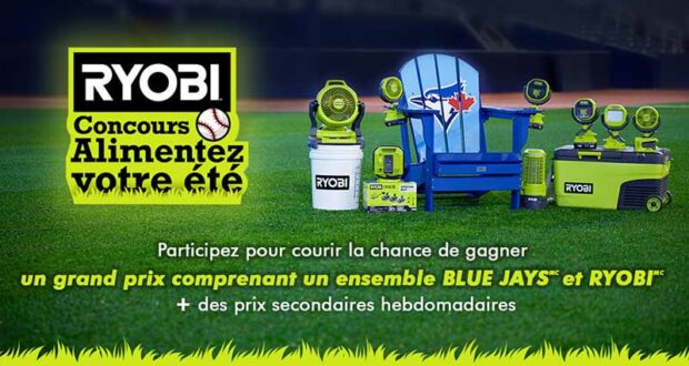 Gagnez un ensemble d’outils Ryobi de 2700 $