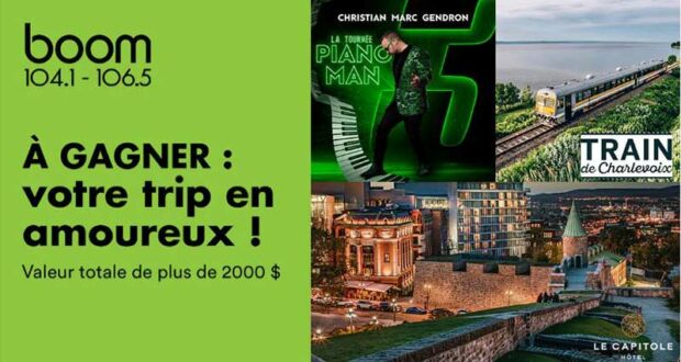 Gagnez votre trip en amoureux (2000 $)