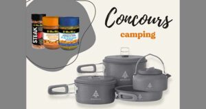 Gagnez une batterie de cuisine de camping