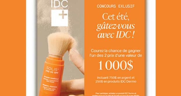 Gagnez 2 prix d’une valeur de 1000 $ chaque