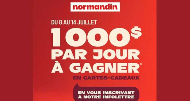 Gagnez 7 000 $ en prix