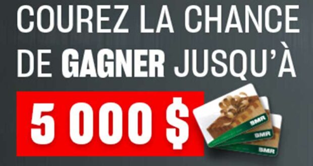 Gagnez Un prix BMR de 5000 $