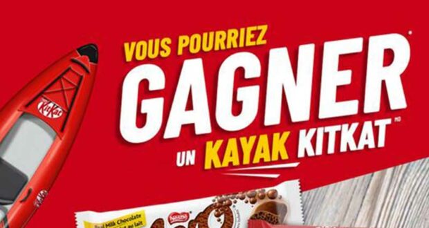 Gagnez un kayak aux couleurs de KitKat