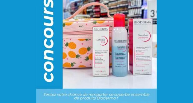 Gagnez un superbe ensemble de produits BIODERMA