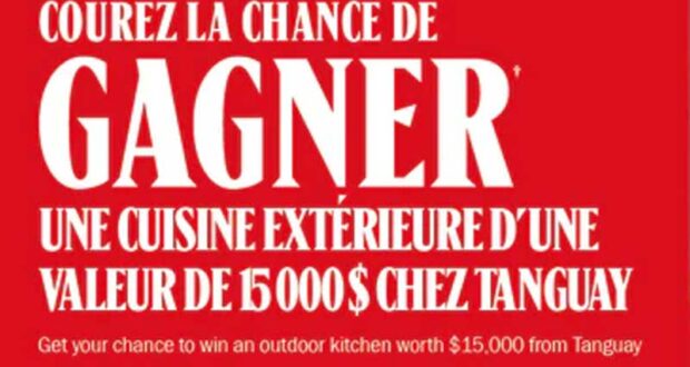 Gagnez une cuisine extérieure de 15 000 $