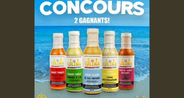 Gagnez une gamme complète de vinaigrettes et assaisonnements