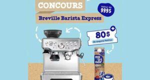 Gagnez une machine à espresso Breville Barista (999 $)