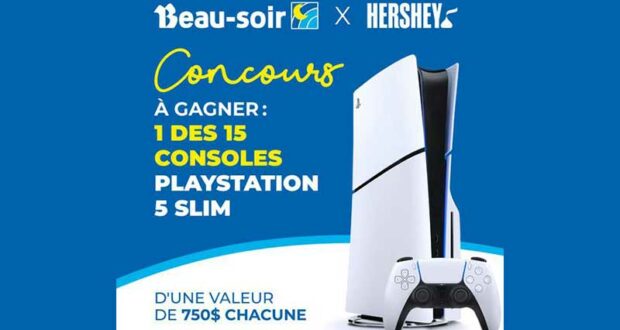 Gagnez 15 consoles PlayStation Slim de 750$ chacune