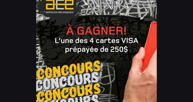 Gagnez 4 Cartes VISA de 250 $ chacune