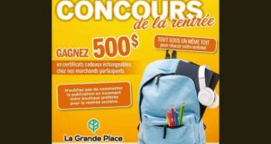 Gagnez 500$ en cartes-cadeaux La Grande Place des Bois-Francs