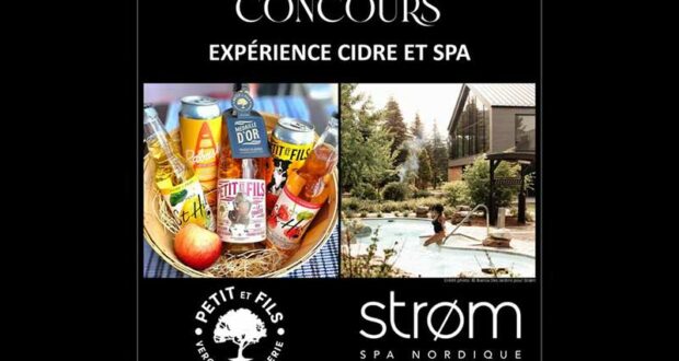 Gagnez un panier cadeau de cidres + 2 entrées au spa