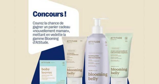 Gagnez un panier cadeau de produits Blooming de Attitude