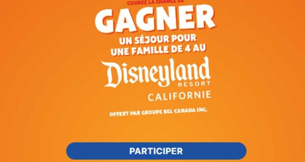 Gagnez un voyage pour 4 personnes en Californie (13 000 $)