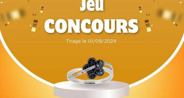 Gagnez une superbe bague en or blanc 14k sertie de diamants