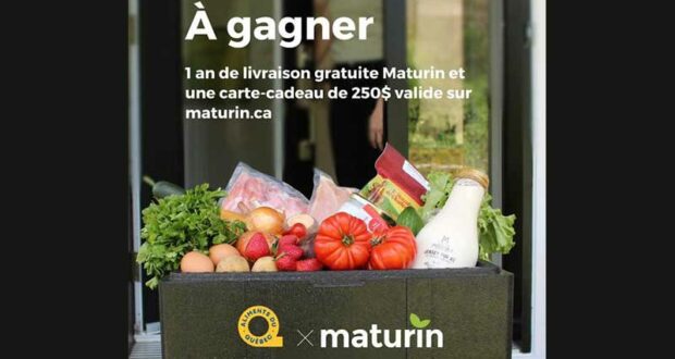 Gagnez 1 an de livraison gratuite Maturin + carte-cadeau de 250$