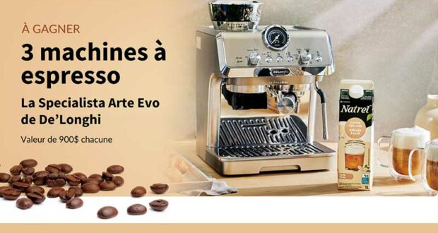 Gagnez 3 machines espresso La Specialista (900 $ chacune)