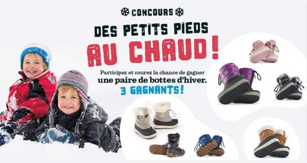 Gagnez 3 paires de bottes d'hiver enfants Olang