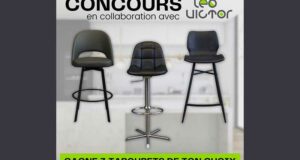 Gagnez de magnifiques tabourets de haute qualités Léo Victor