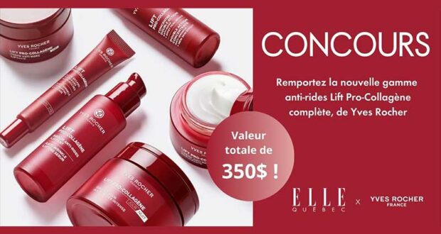 Gagnez la gamme anti-rides Lift Pro-Collagène de Yves Rocher