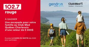 Gagnez un Séjour tout inclus au Club Med de Charlevoix (5000 $)