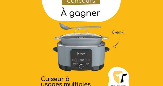 Gagnez un cuiseur à usages multiples 8-en-1 de Ninja Food