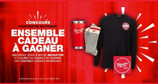 Gagnez un ensemble chaud de Milwaukee