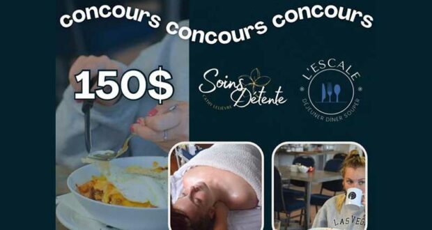 Gagnez un forfait Soins Détente et restaurant