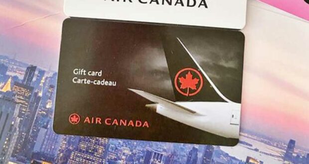 Gagnez une carte cadeau AIR CANADA de 500 $