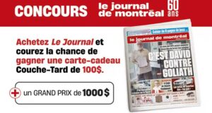 Gagnez une carte-cadeau Couche-Tard de 1000 $