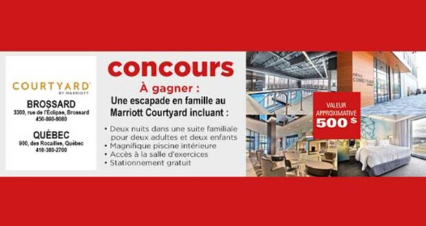 Gagnez une escapade en famille au Marriott Courtyard