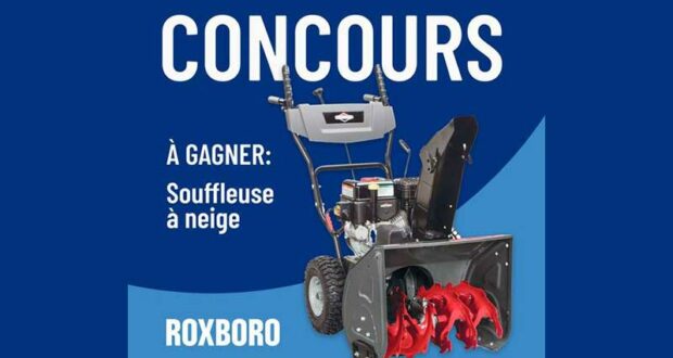 Gagnez une souffleuse à neige