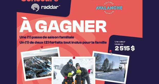 Gagnez 3 forfaits au Mont Avalanche d’une valeur de 2515 $