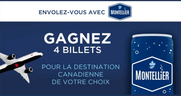 Gagnez 4 billets aller-retour Air Canada