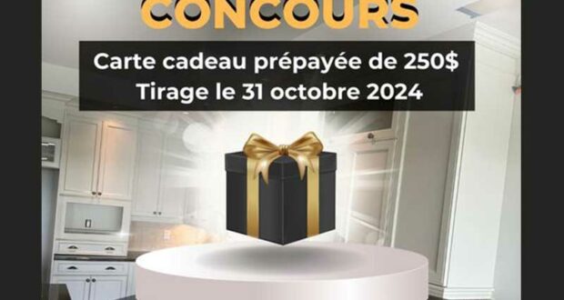 Gagnez une carte cadeau prépayée d'une valeur de 250 $