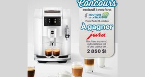 Gagnez une machine espresso automatique E8 de Jura (2850 $)