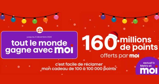 Concours Metro - 160 Millions de point à gagner