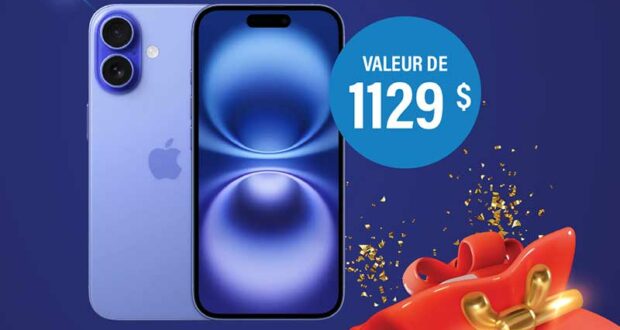 Gagnez Un iPhone 16 de 1129 $