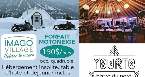 Gagnez un forfait motoneige pour 4 personnes (600 $)