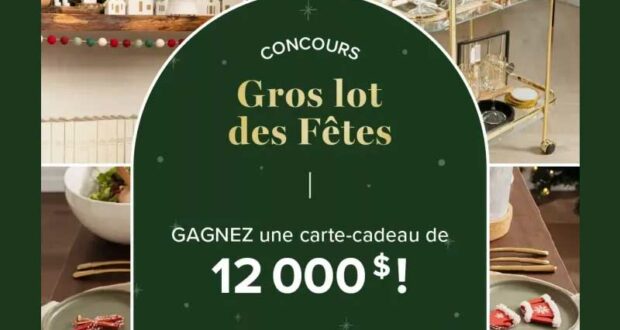 Gagnez une carte-cadeau Linen Chest de 12 000 $